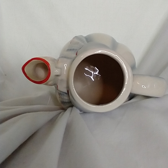 Old E R Erphila Germany lady teapot/pitcher. - Picture 12 of 15